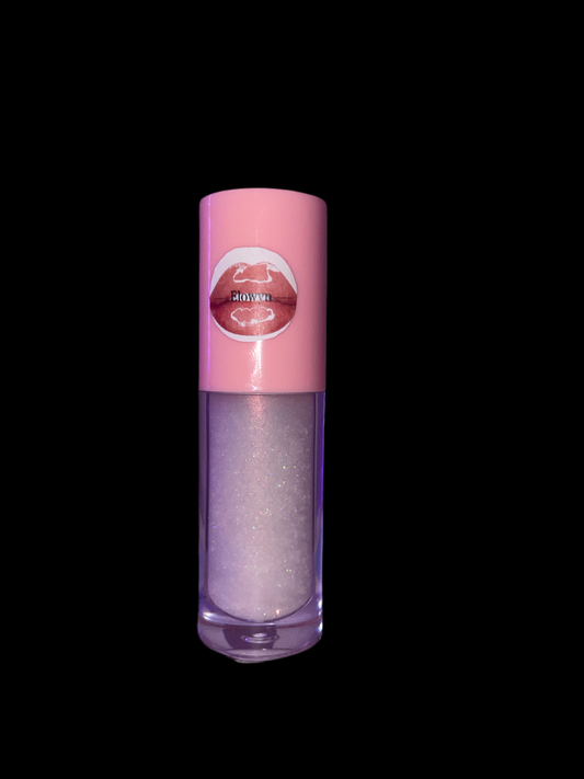 Sparkling lip gloss